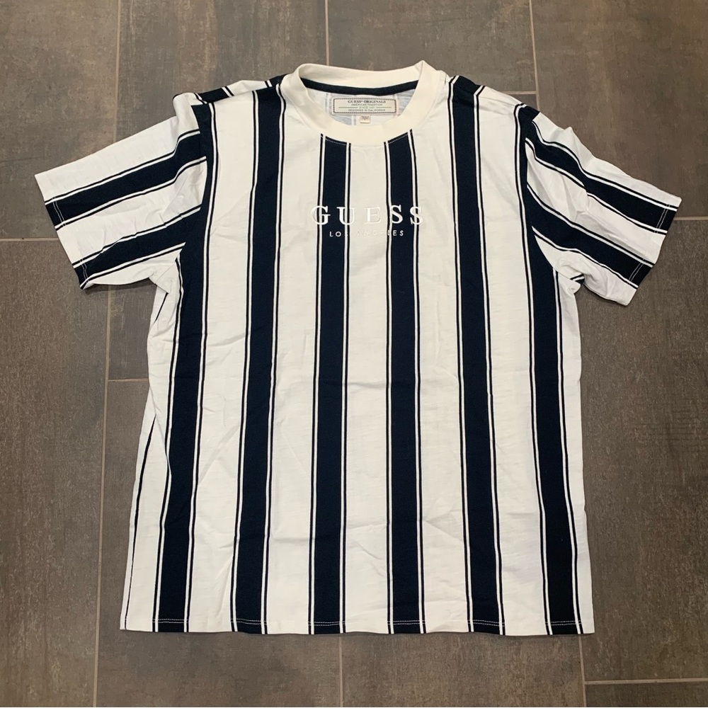 Guess Los Angeles Vertical Striped Tee
